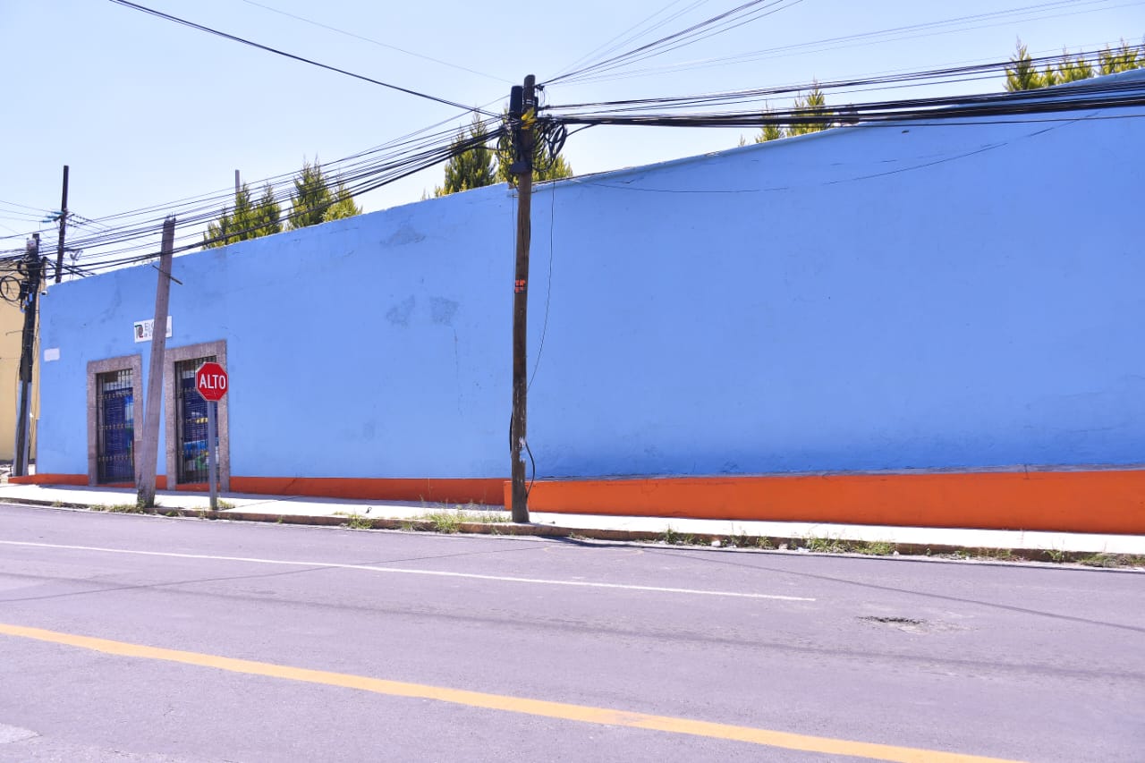 Concluye el Ayuntamiento de Apetatitlán remozamiento de fachada del Colegio de Tlaxcala